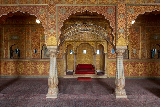 Inside the Junagarh Fort in Bikaner