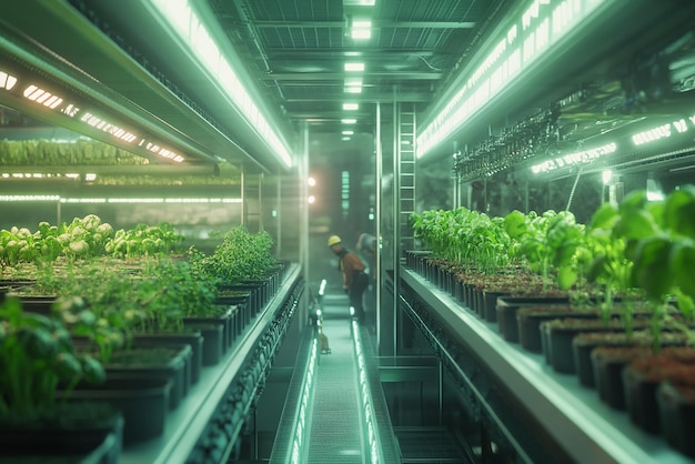 Inside a Towering Vertical Farm Skyscraper