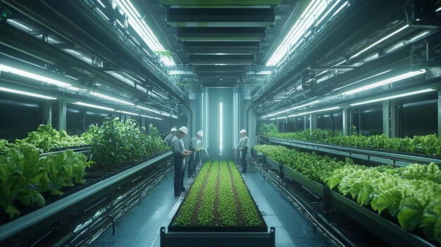 Inside a Towering Vertical Farm Skyscraper