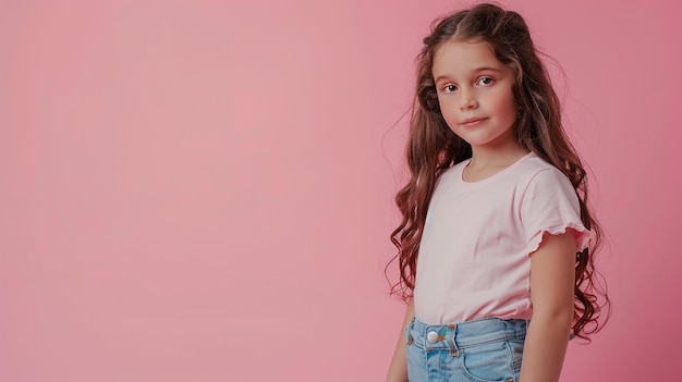 The inspiring journey of a young child girl model