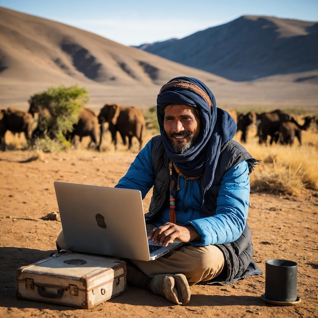 Photo inspiring views of the nomad lifestyle