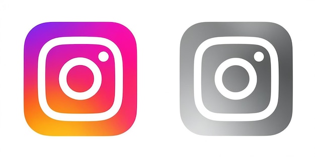 instagram logo illustration icon