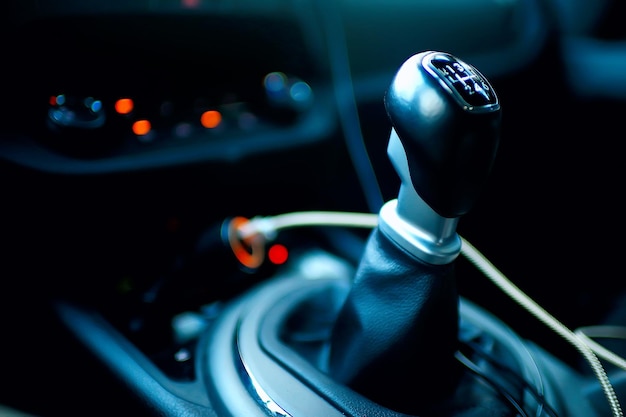 Instruments details inside the car / dashboard, car interior elements