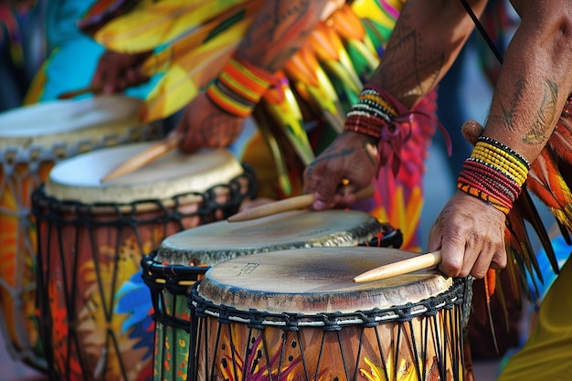 Instruments played by samba bands ar generative ai