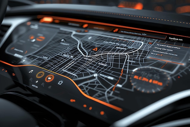 Photo intelligent navigation map for autonomous vehicle guidance