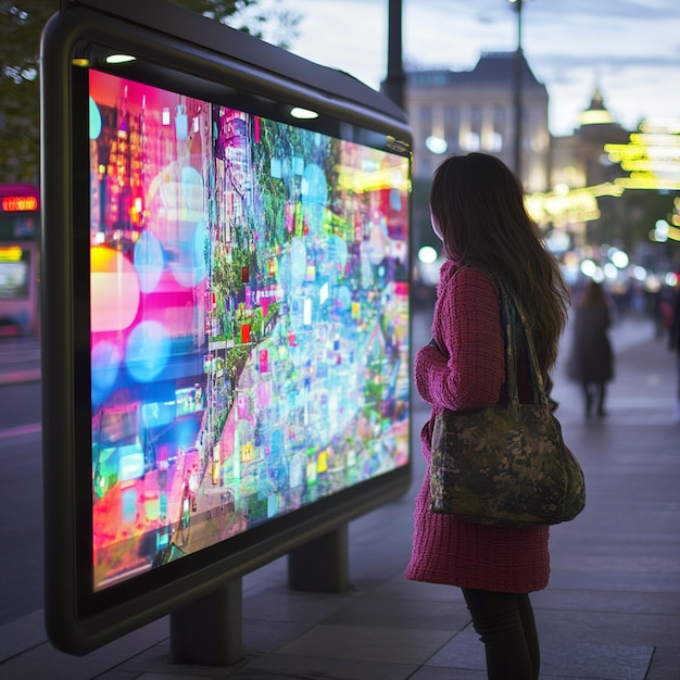 Interactive billboards encouraging social media engagement