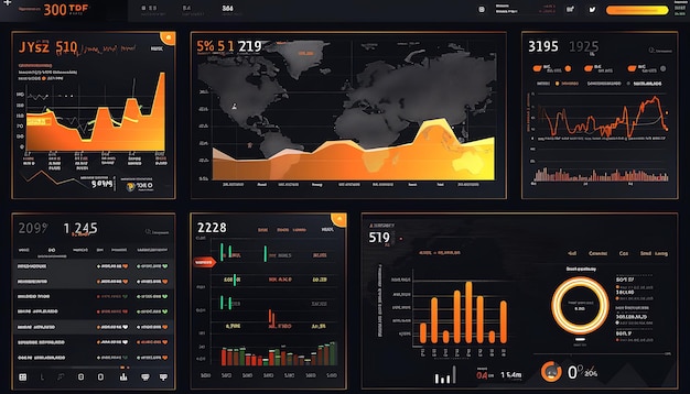 Interactive trading dashboard with realtime financial data