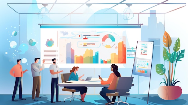 Interactive_Whiteboard_Meeting_Illustration