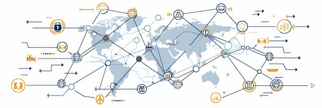 Interconnected Global Communication Network