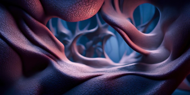 Interesting 3d abstract landscape