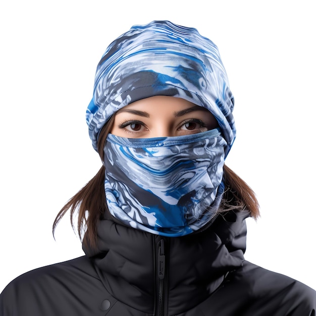 Interesting Snowboard Bandanas Versatile isolated on white background