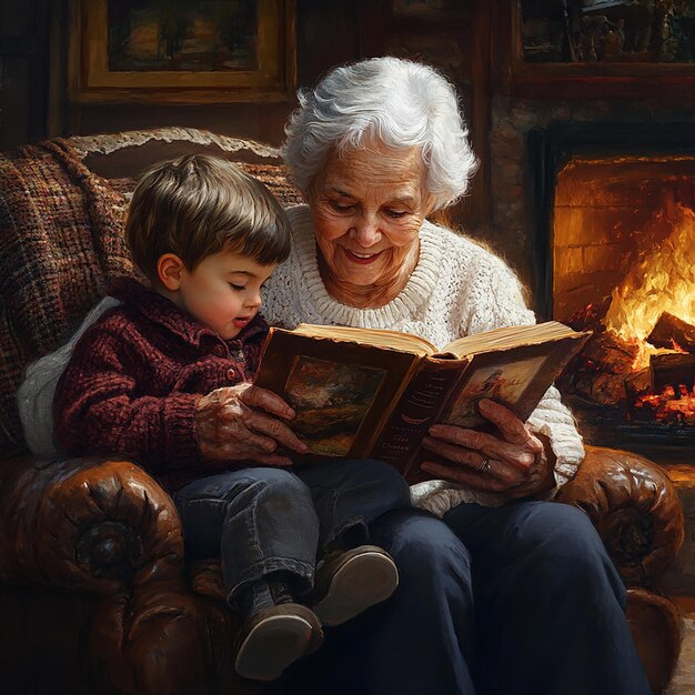 Photo intergenerational connection