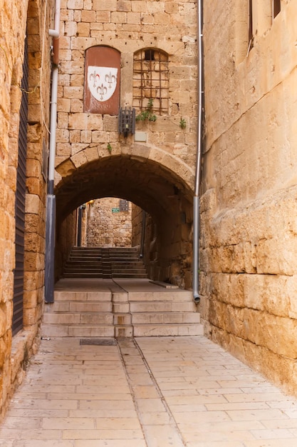 The interior of the Akko fortress