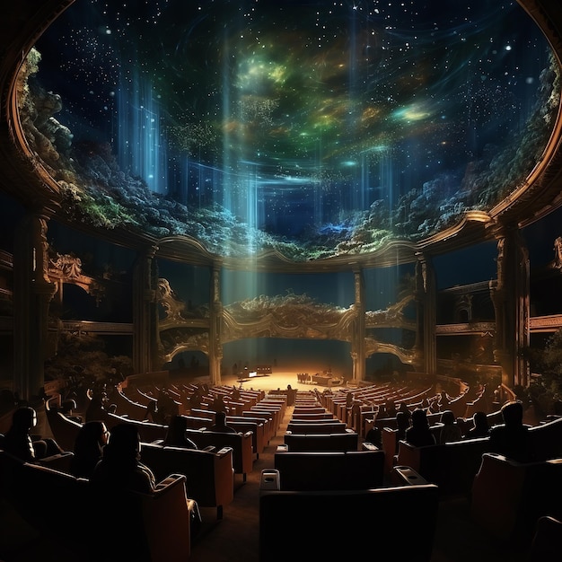 The interior of buildings will also change auditoriums and theaters will look like and how they wil