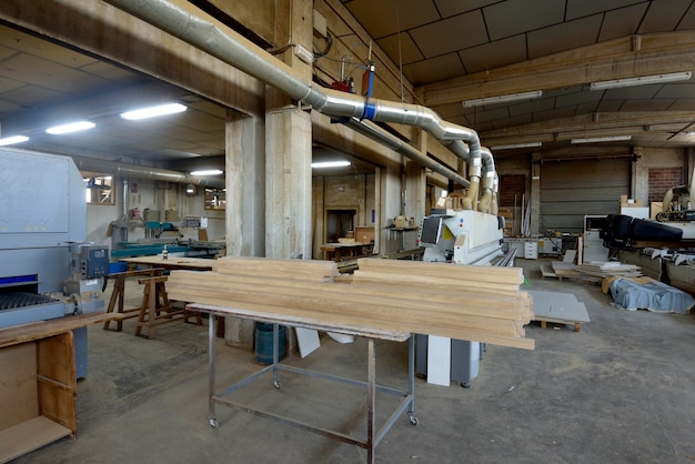 Interior of a carpentry shop