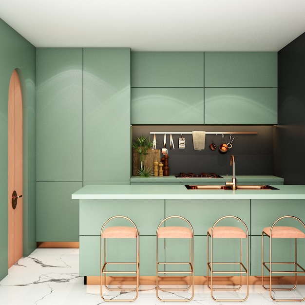 interior design for pantry in modern style