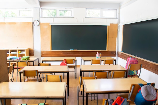 Interior of elementary school