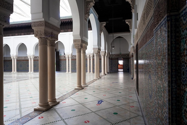 Interior of The Grand Mosque of Paris