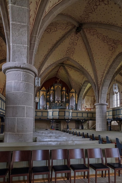 Interior of historic building