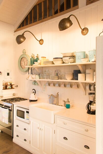 Interior of kitchen at home