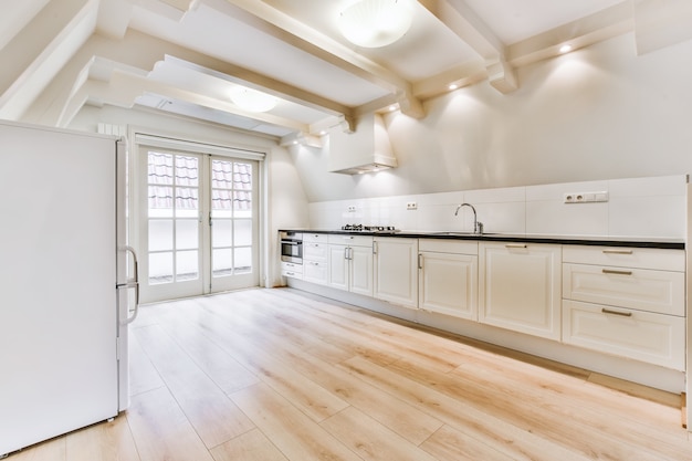 Interior of kitchen