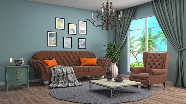 Interior living room