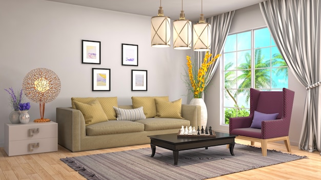 Interior living room