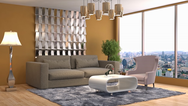 Interior living room