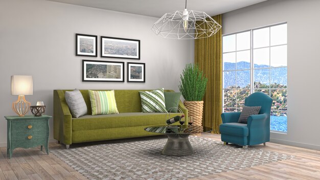 Interior living room