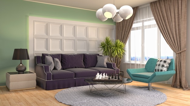 Interior living room