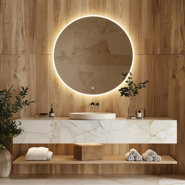 interior of a modern bathroom