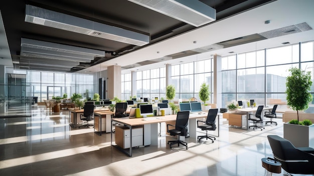 Interior of a modern company office