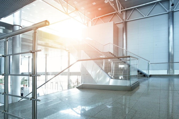 Interior of modern office building