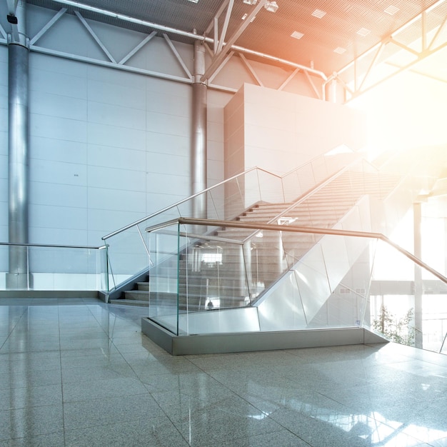 Interior of modern office building