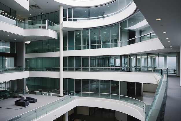 Interior of an office building