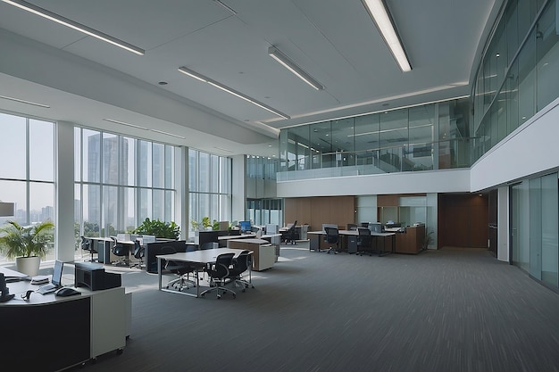 Interior of an office building