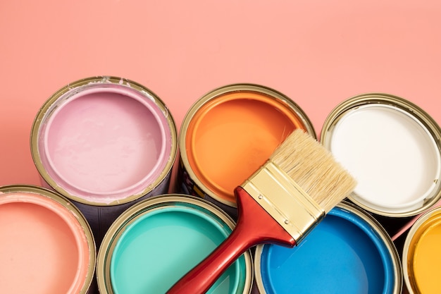 Interior paint color The paint can help cover up any imperfections in the house.