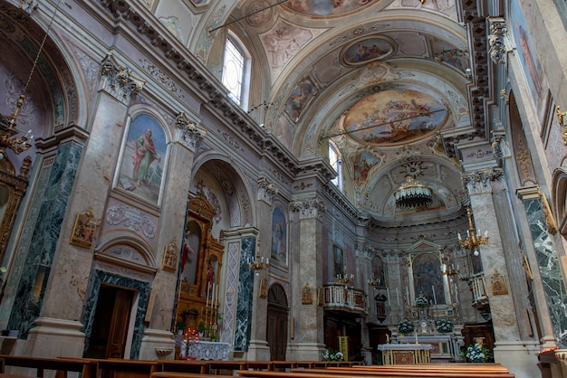 Interior of the Parish Church of San Michele Arcangelo