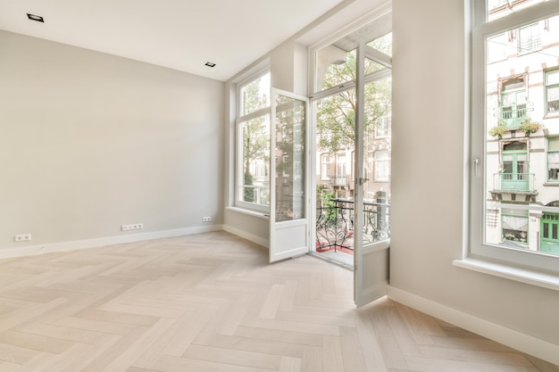 Interior of a spacious room