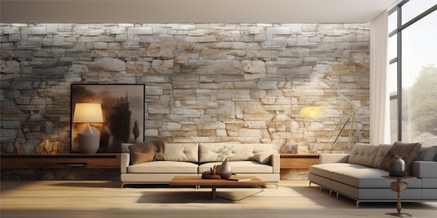 interior stone wall background