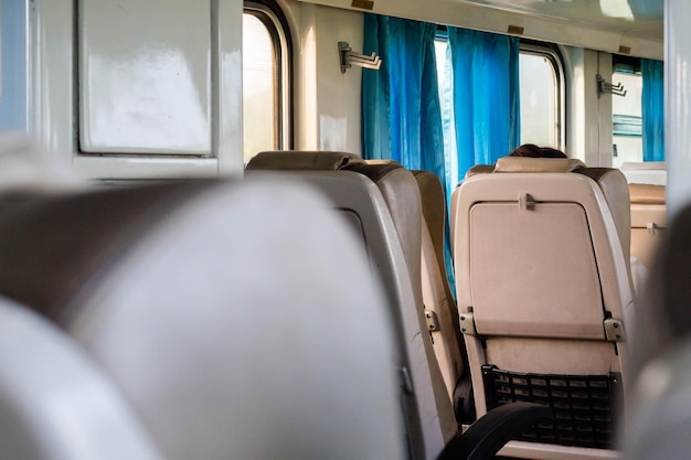 Interior of train