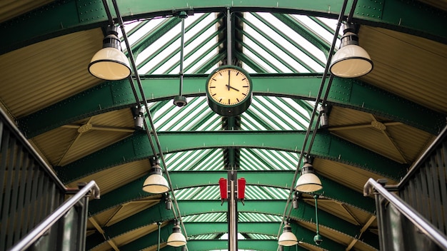 Interior of an underground station in Berlin Germany