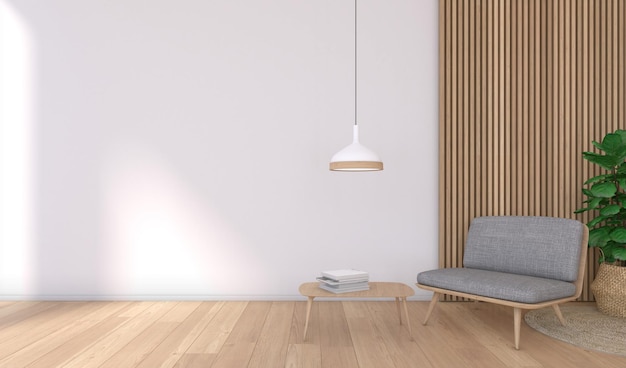 Interior view of a cozy living room with armchairs and cushions on a sunny day