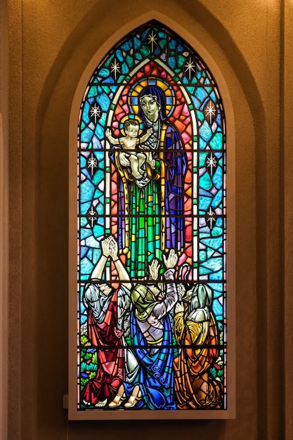 Interior View of the Hallgrimskirkja Church in Reykjavik