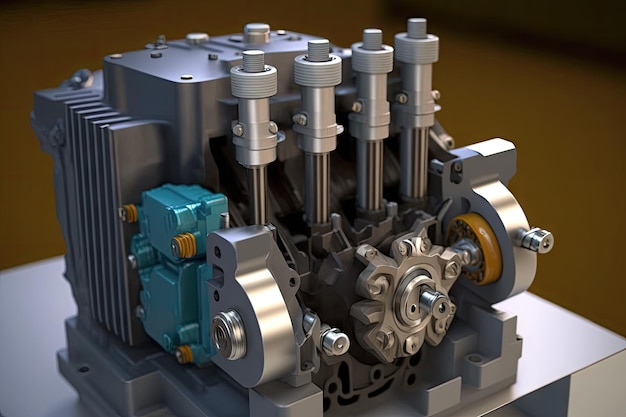 Internal combustion engine lubrication oil pumps in mechanical engineering