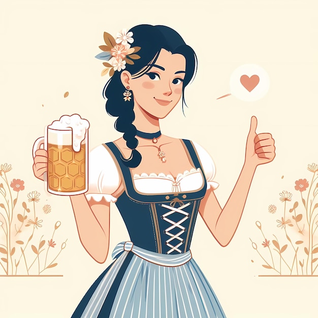 International Beer Day illustration