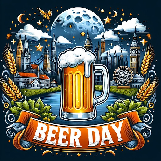 international beer day Poster Banner Flyer and international beer day Post Design