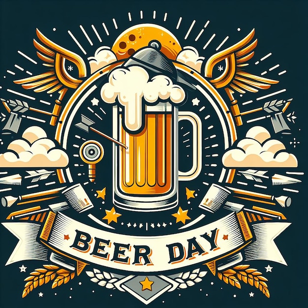 international beer day Poster Banner Flyer and international beer day Post Design