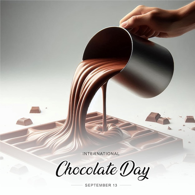 Photo international chocolate day social media post banner poster template