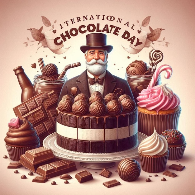 Photo international chocolate day